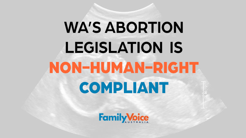 Abortion legislation non human right 002