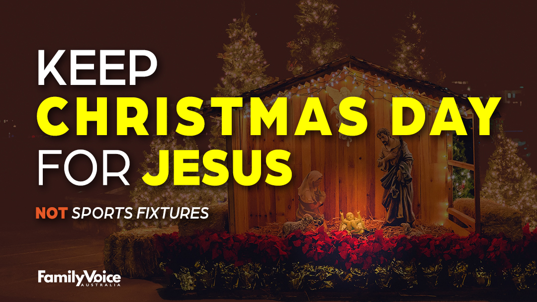 Keep Christmas day for Jesus